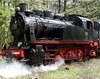 ELNA-Dampflokomotive am Bessunger Forsthaus ELNA-Dampflokomotive am Bessunger Forsthaus